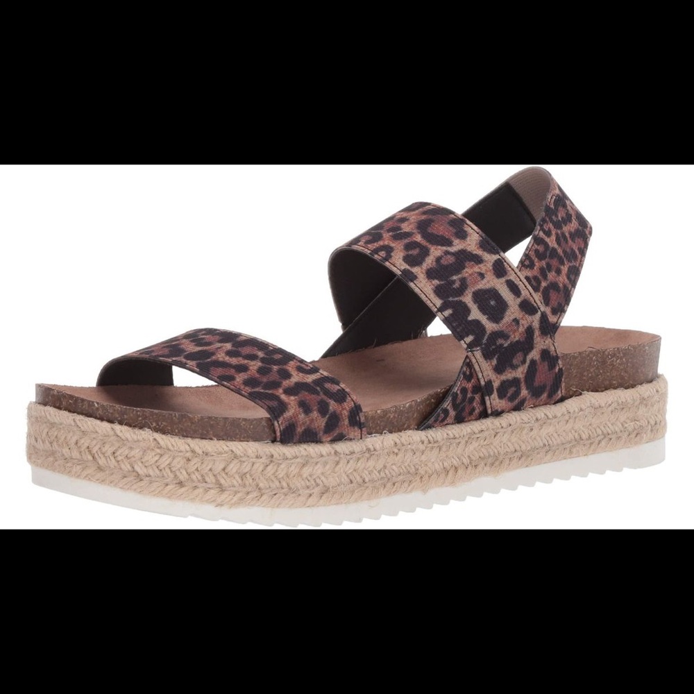 Madden Girl Cybel Leopard Sandals (size 8)